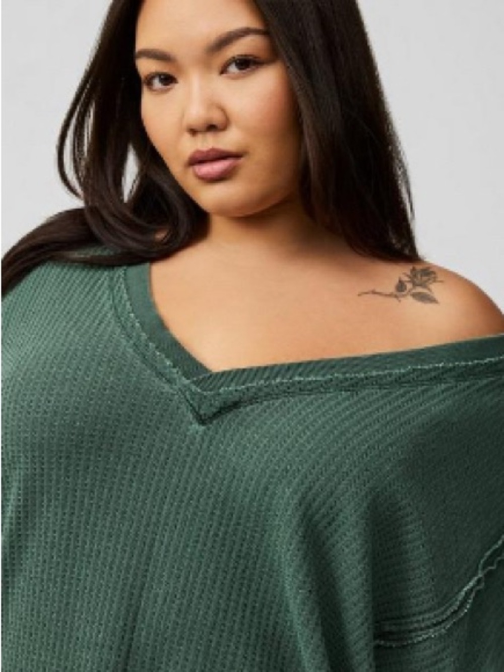 3 Different Color Oversized Waffle Tops selling as a set preferred